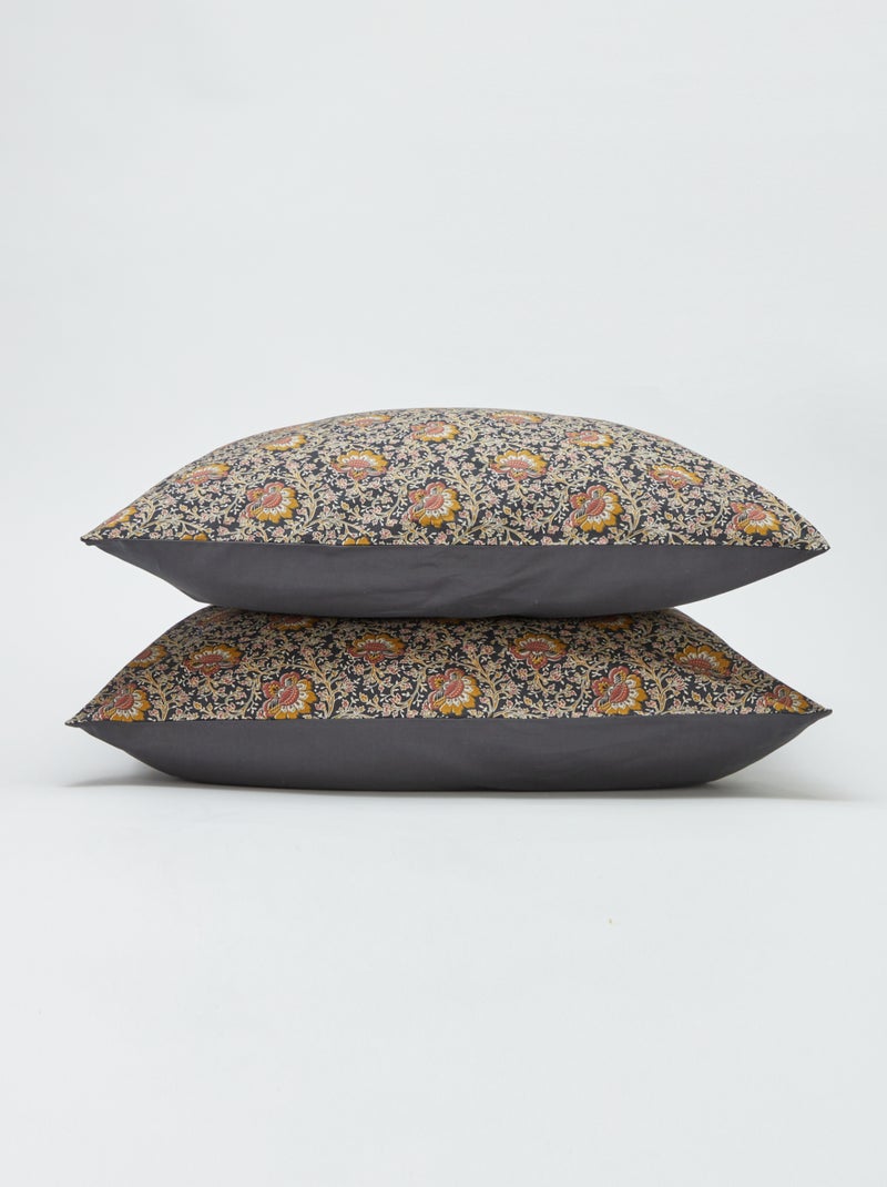 2-persoons dekbedovertrek (200x200 cm) - Kiabi Home GRIJS - Kiabi