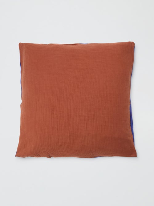 2-persoons dekbedovertrek (240 x 220cm) van katoenen mousseline - Kiabi Home - Kiabi