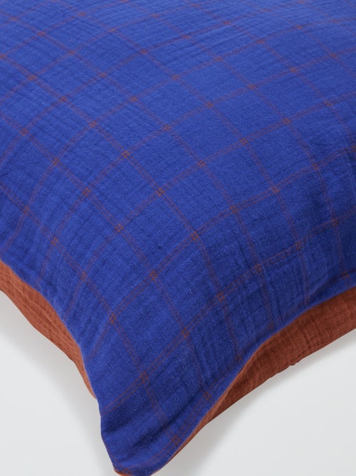 2-persoons dekbedovertrek (240 x 220cm) van katoenen mousseline - Kiabi Home - Kiabi