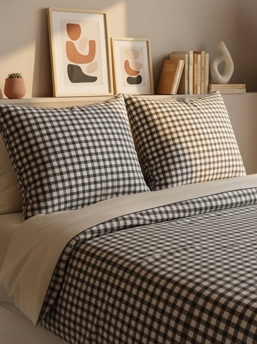 2-persoons dekbedovertrek (240 x 220cm) van katoenen mousseline - Kiabi Home - Kiabi