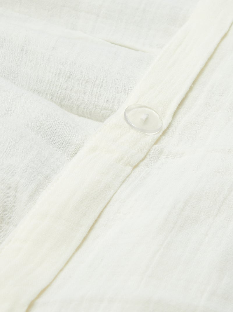 2-persoons dekbedovertrek (240 x 220cm) van katoenen mousseline - Kiabi Home ROSE - Kiabi