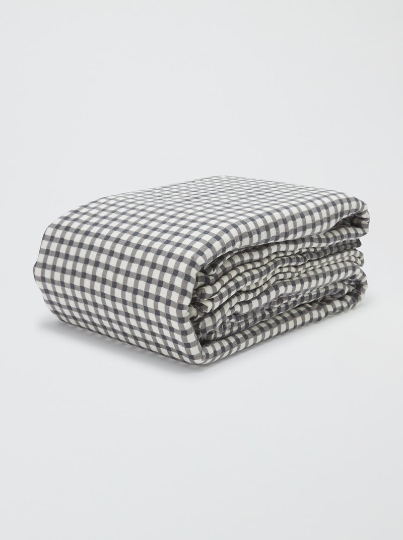 2-persoons dekbedovertrek (240 x 220cm) van katoenen mousseline - Kiabi Home ROSE - Kiabi