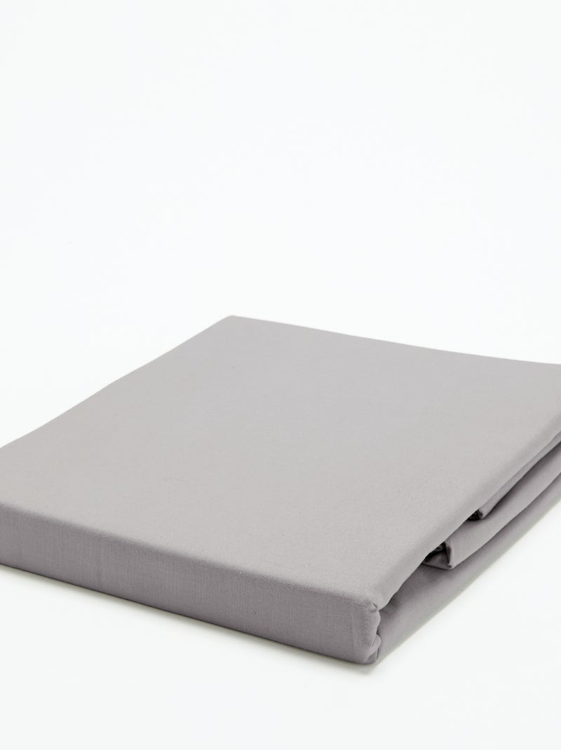 2-persoons dekbedovertrekset - 260 x 240 cm Grijs - Kiabi