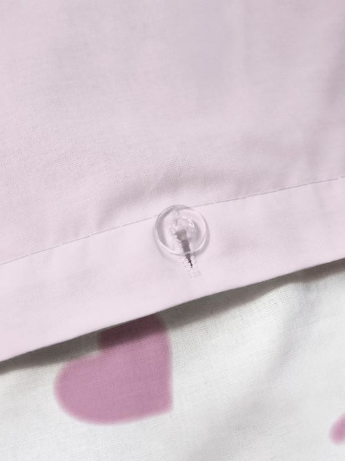 2-persoons dekbedovertrekset 240 x 220 cm 'Stitch en Angel' - Kiabi