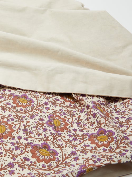 2-persoons dekbedovertrekset (240 x 220cm) van katoen - Kiabi Home - Kiabi