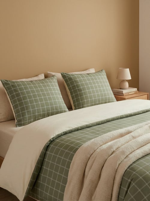 2-persoons dekbedovertrekset (240 x 220cm) van katoen - Kiabi Home - Kiabi