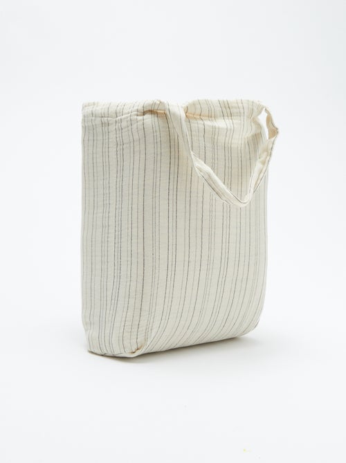 2-persoons dekbedovertrekset (240 x 220cm) van katoenen mousseline - Kiabi Home - Kiabi