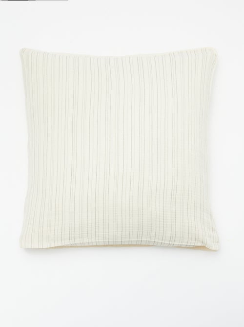 2-persoons dekbedovertrekset (240 x 220cm) van katoenen mousseline - Kiabi Home - Kiabi