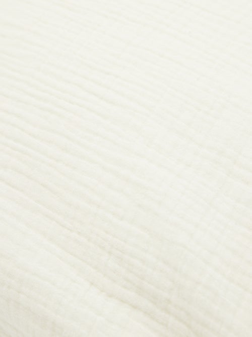 2-persoons dekbedovertrekset (240 x 220cm) van katoenen mousseline - Kiabi Home - Kiabi