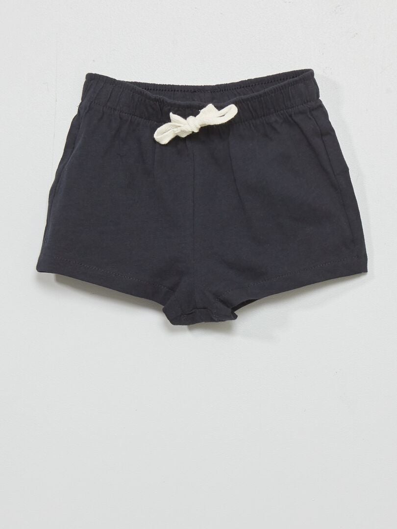 2 shorts van jersey GROEN - Kiabi