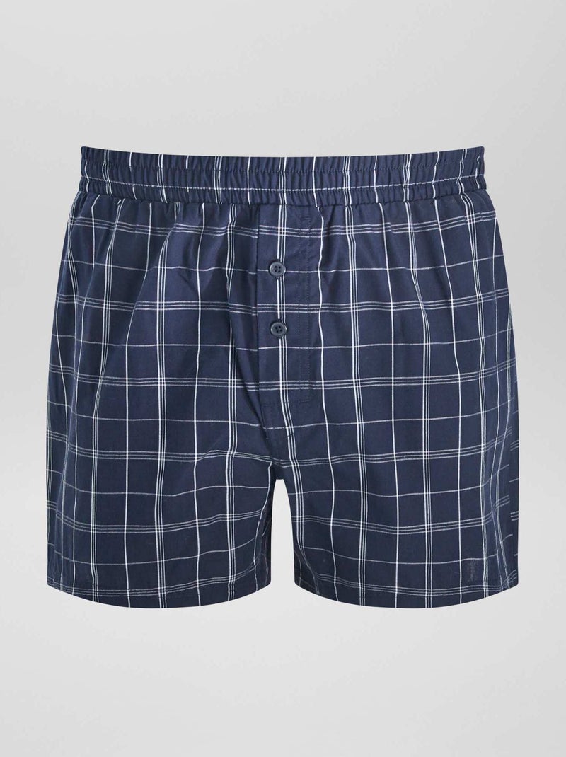 3 boxershorts BLAUW - Kiabi