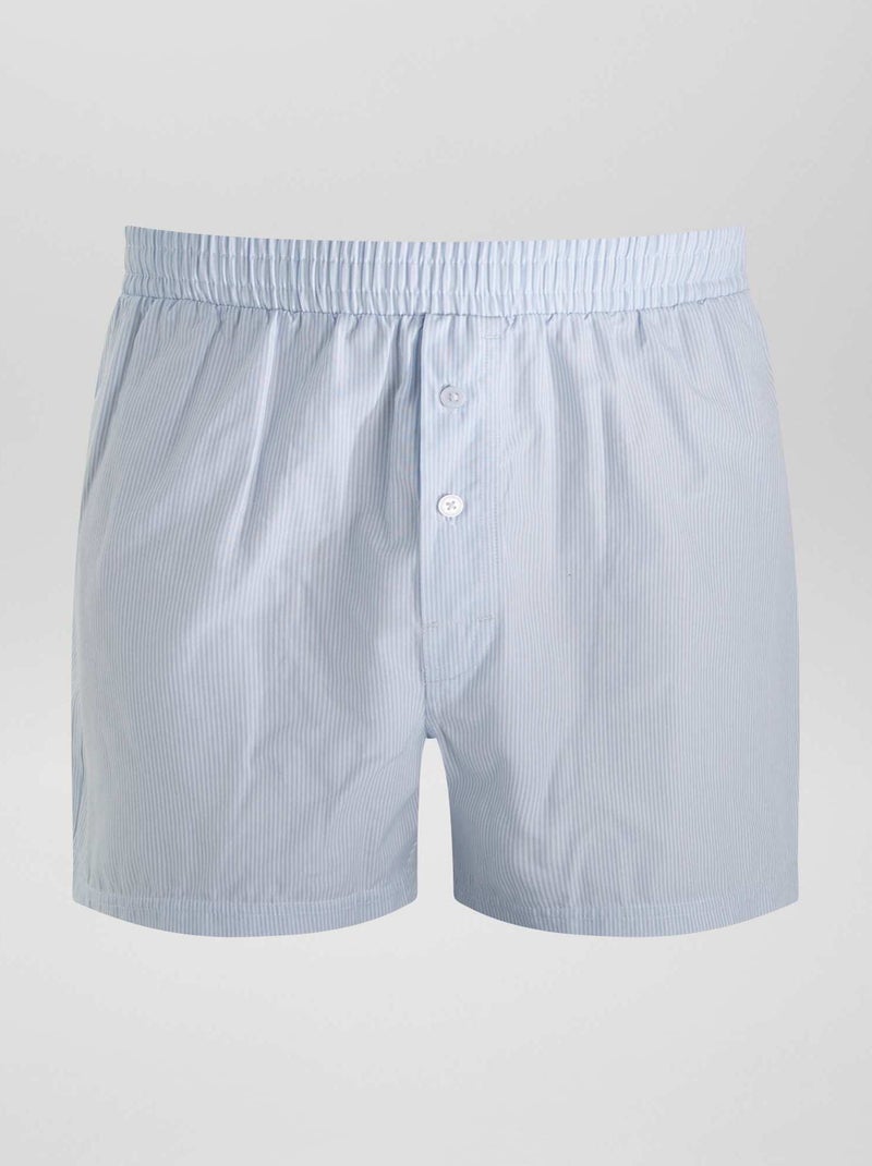 3 boxershorts BLAUW - Kiabi