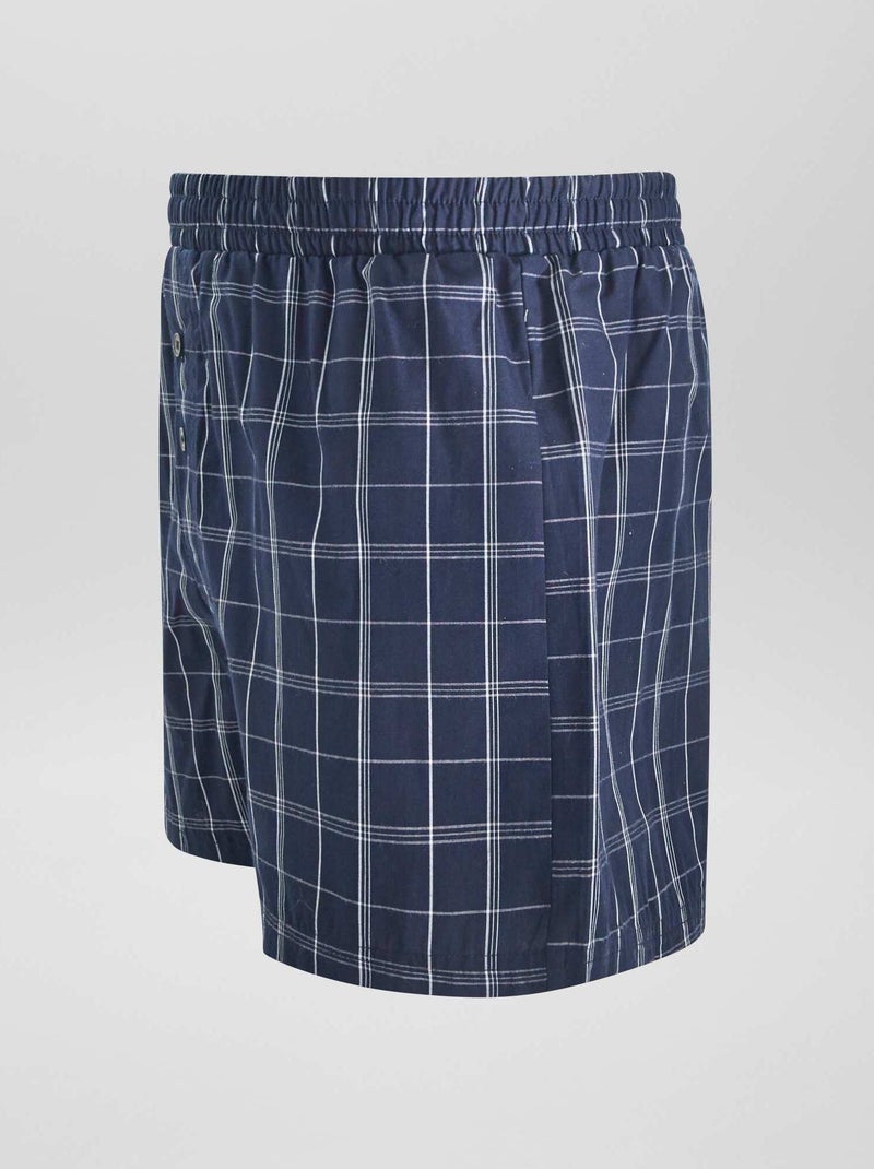 3 boxershorts BLAUW - Kiabi