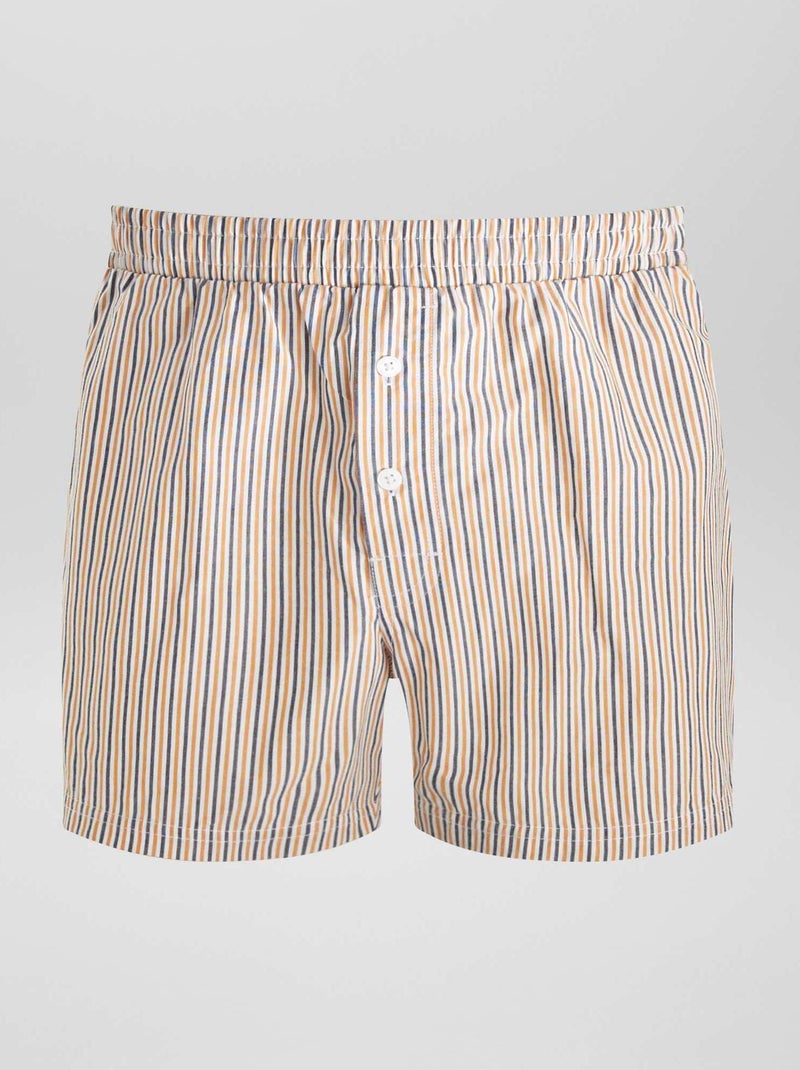 3 boxershorts BLAUW - Kiabi