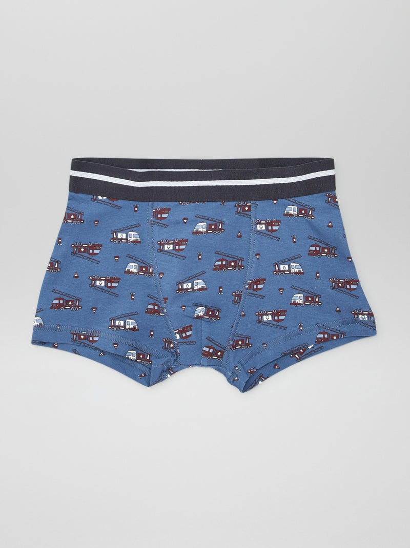 3 boxershorts BLAUW - Kiabi