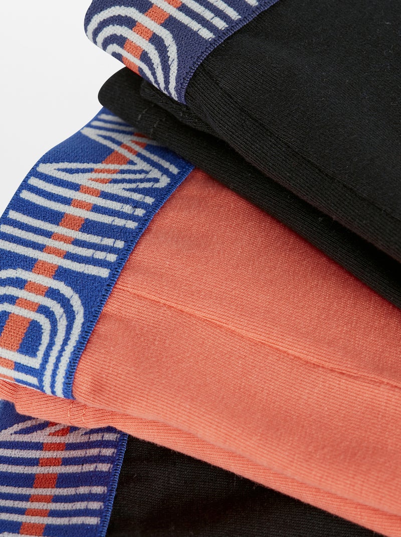 3 boxershorts 'DIM' ORANJE - Kiabi