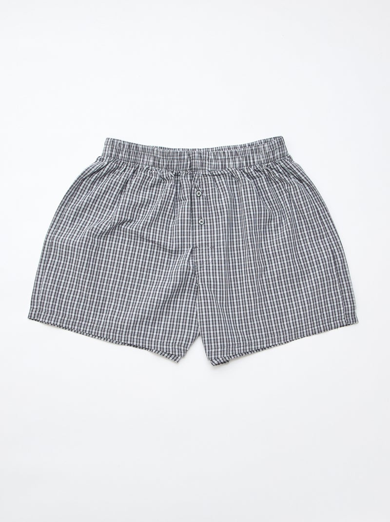 3 boxershorts Grijs - Kiabi