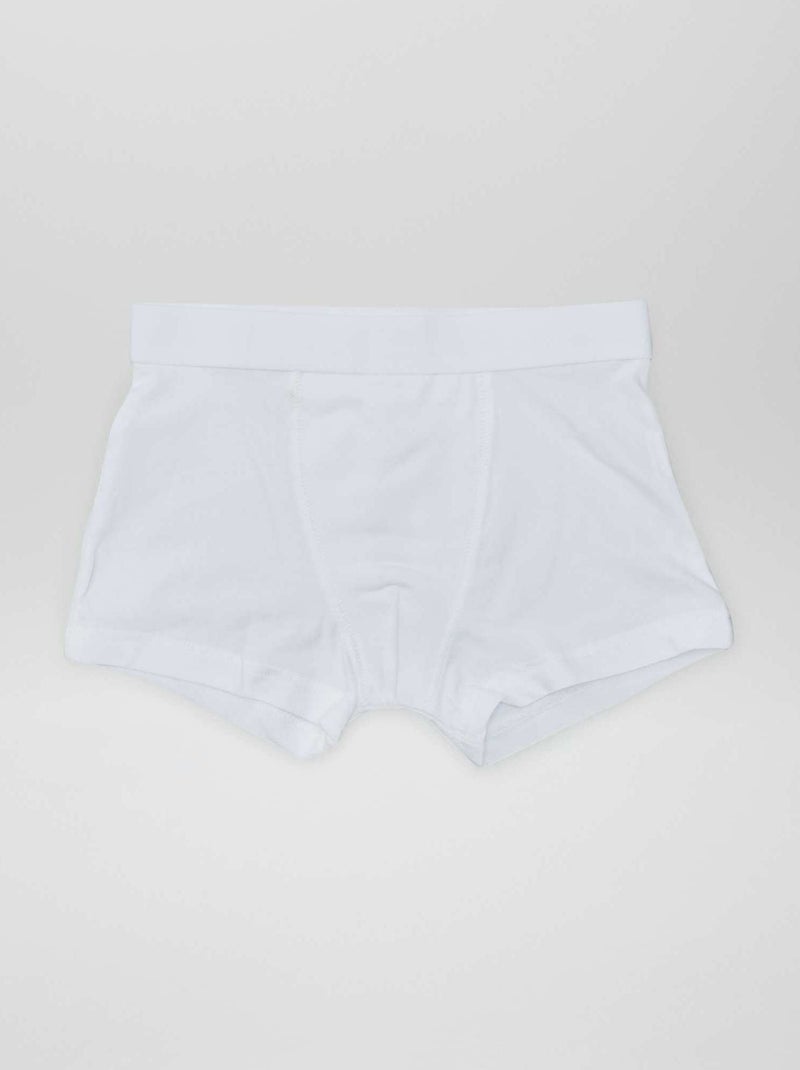 3 boxershorts WIT - Kiabi