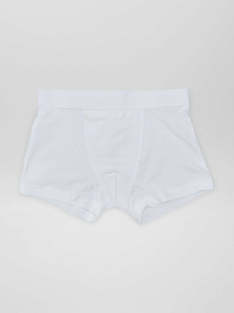 3 boxershorts WIT - Kiabi