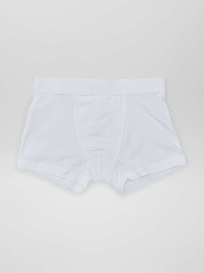 3 boxershorts WIT - Kiabi
