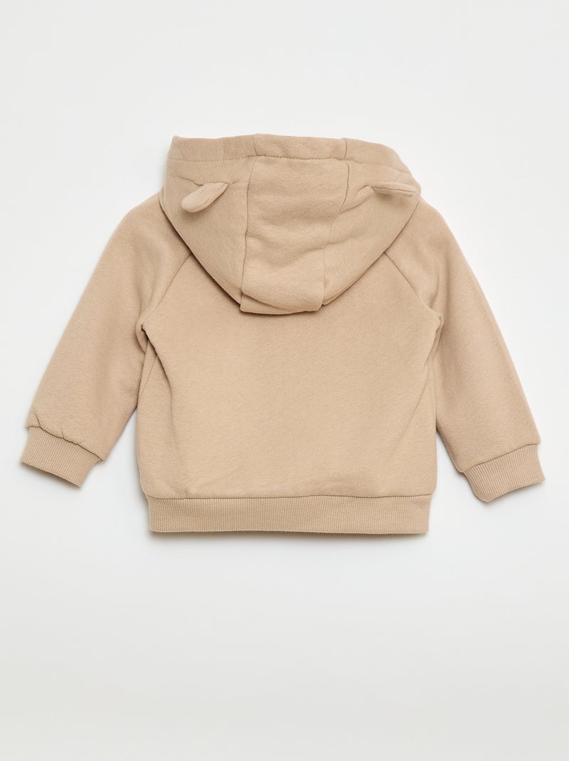 3-delig 'Simba'-setje - T-shirt + joggingbroek + sweater Biege - Kiabi