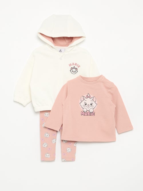 3-delige 'Disney'-set - hoodie + T-shirt + legging - Kiabi 3-delige 'Disney'-set - hoodie + T-shirt + legging - Kiabi