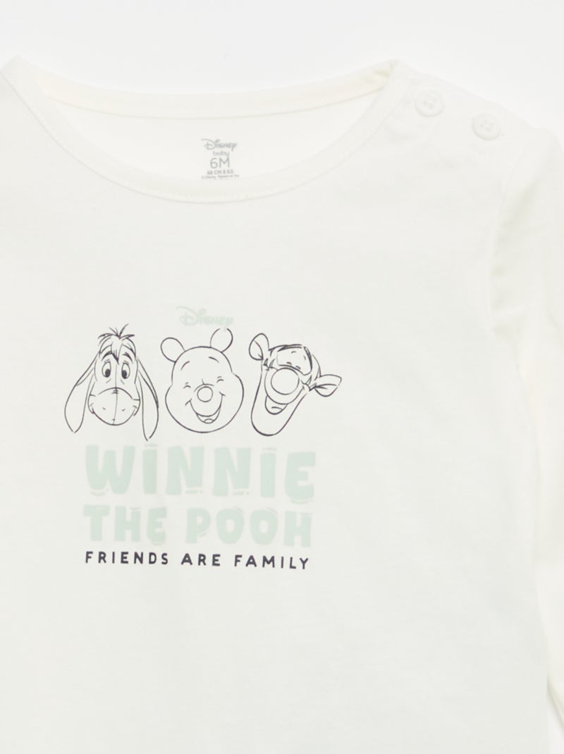 3-delige 'Disney' set - Sweater + broek + T-shirt met lange mouwen Biege - Kiabi