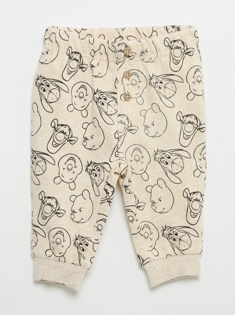 3-delige 'Disney' set - Sweater + broek + T-shirt met lange mouwen Biege - Kiabi