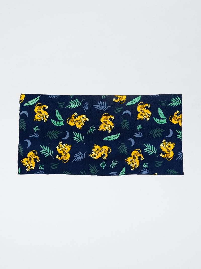 3-delige handdoekenset met De Leeuwenkoning-print Blauw - Kiabi
