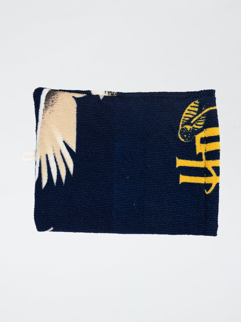 3-delige handdoekenset met Harry Potter-print zwart - Kiabi