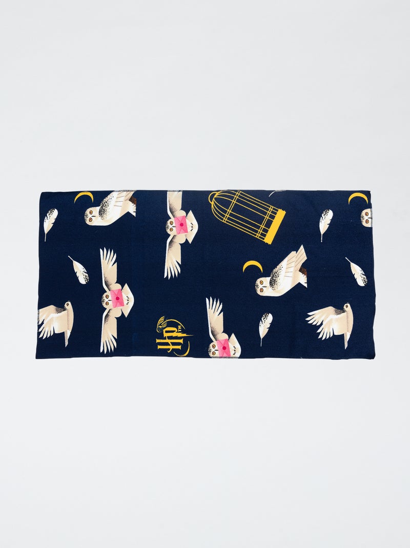 3-delige handdoekenset met Harry Potter-print zwart - Kiabi