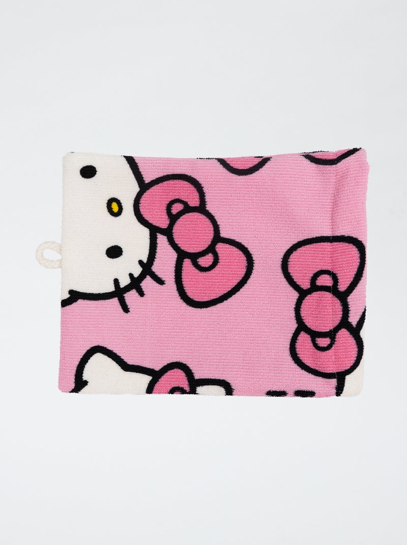 3-delige handdoekenset met Hello Kitty-print Rose - Kiabi