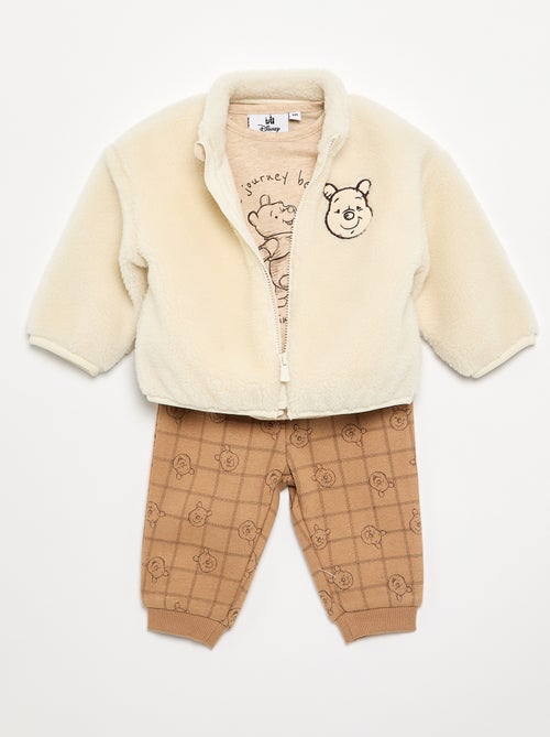 3-delige set met sweatshirt, T-shirt en broek 'Winnie' 'Disney' - Kiabi