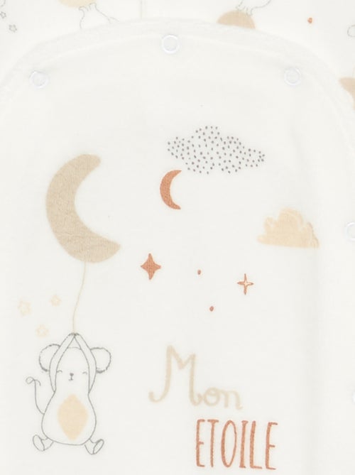 3-delige set 'Petit Béguin' - Romper + pyjama + knuffeldoekje - Kiabi 3-delige set 'Petit Béguin' - Romper + pyjama + knuffeldoekje - Kiabi