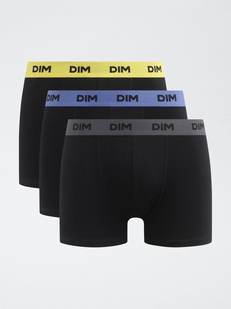 3 'DIM'-boxershorts Paars - Kiabi