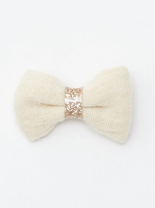 3 haarklemmetjes met strikje - Kiabi