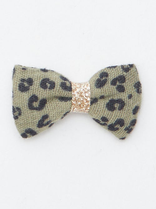 3 haarklemmetjes met strikje - Kiabi