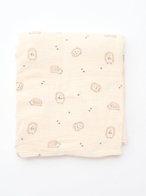 3 hydrofiele doeken van zachte, luchtige katoen - Kiabi