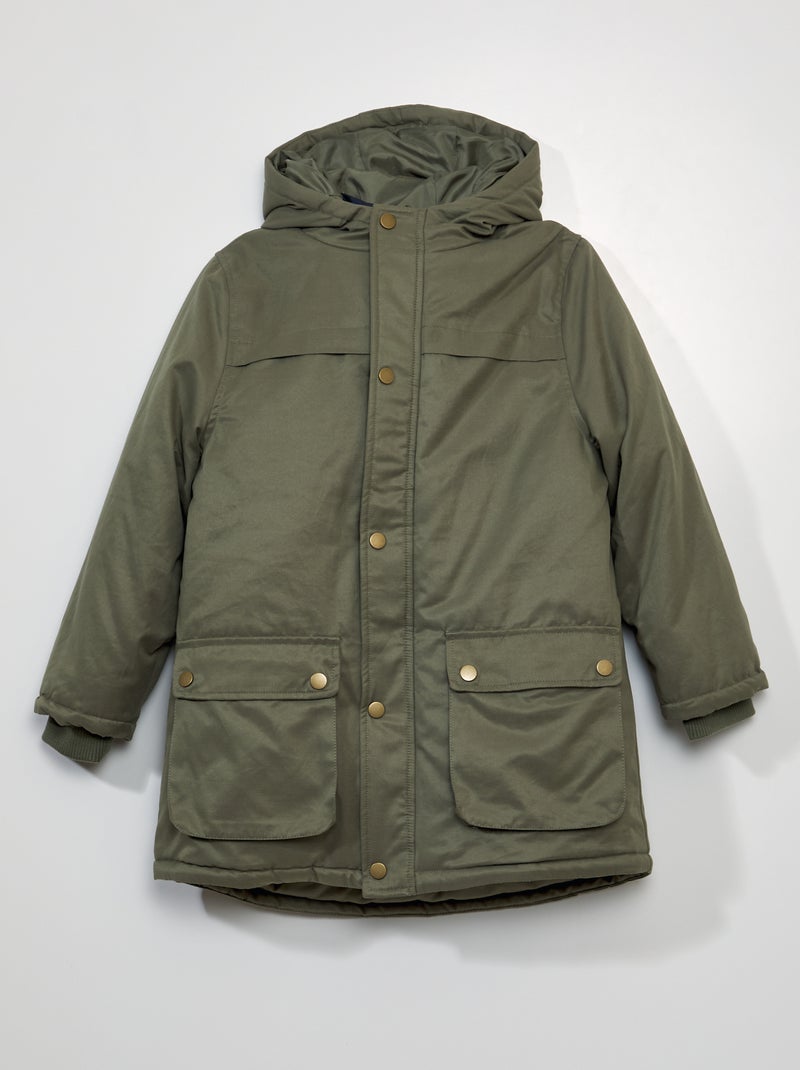 3-in-1 parka + donsjack KAKI - Kiabi