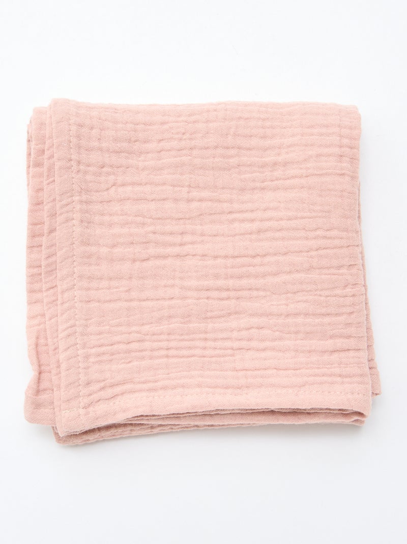 3 katoenen luierdoeken Rose - Kiabi