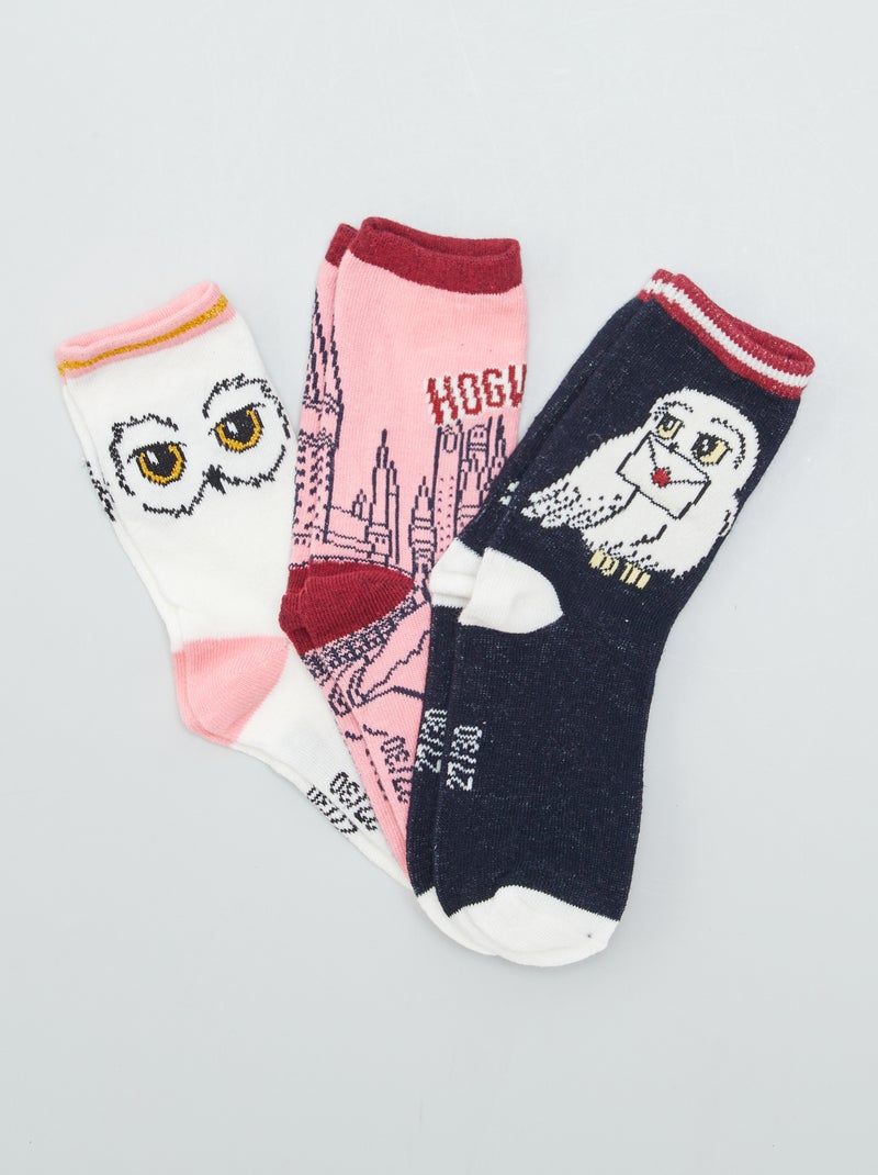 3 paar sokken 'Harry Potter' BLAUW - Kiabi