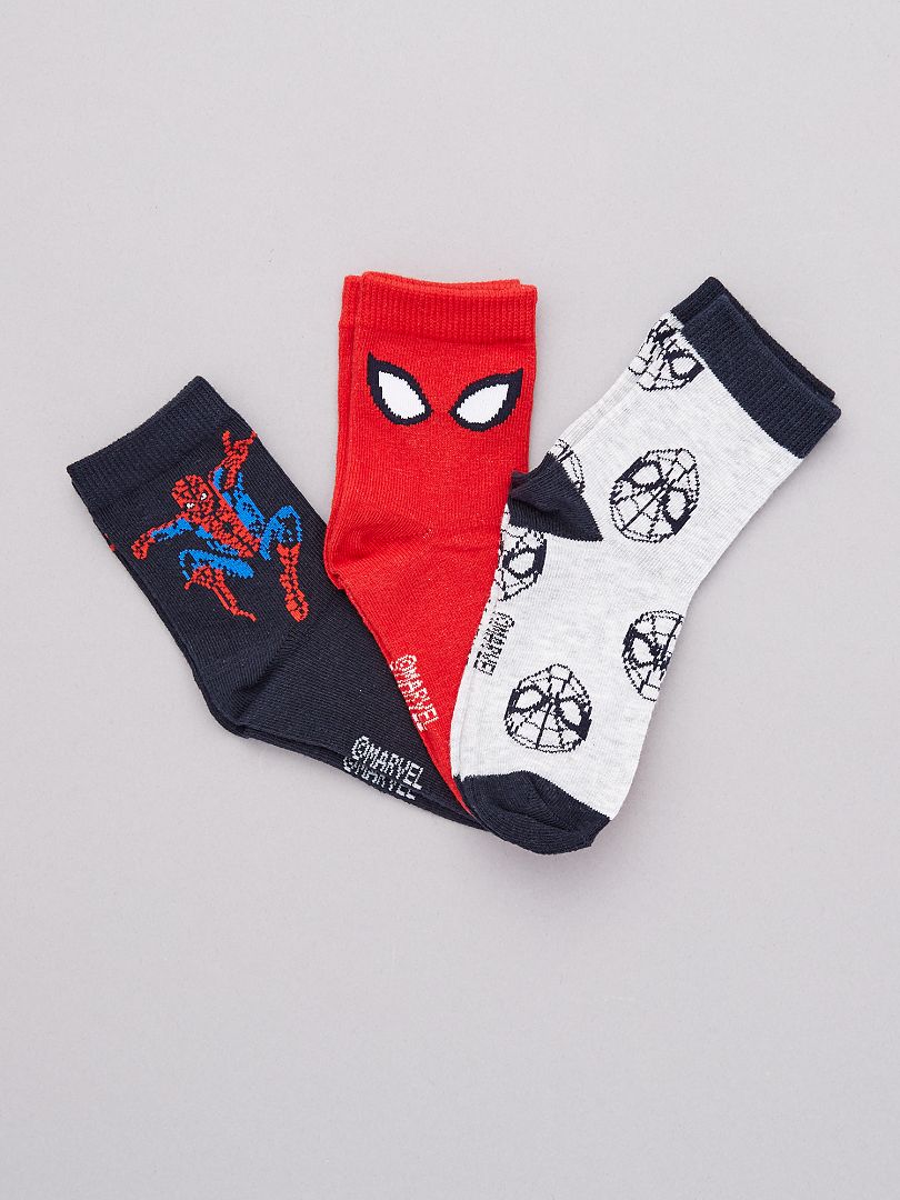 3 paar sokken van 'Spiderman' spiderman - Kiabi
