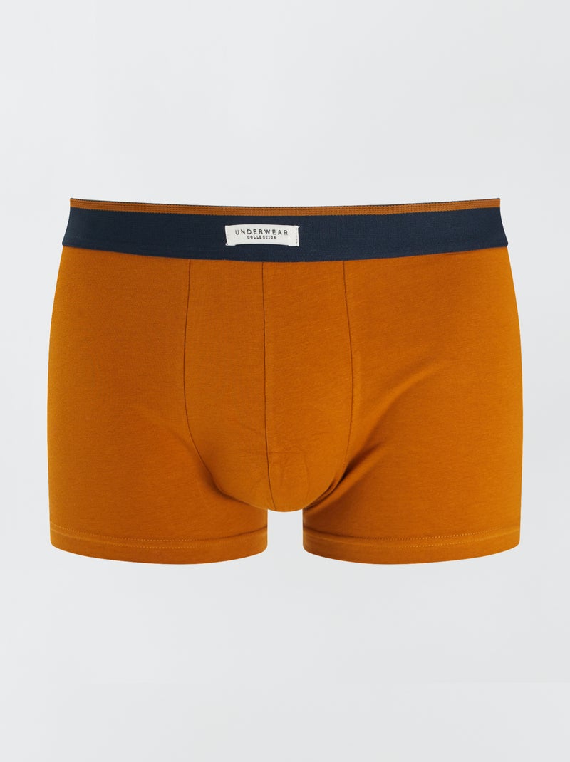 3 stretch boxershorts GEEL - Kiabi