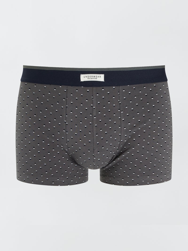3 stretch boxershorts GROEN - Kiabi