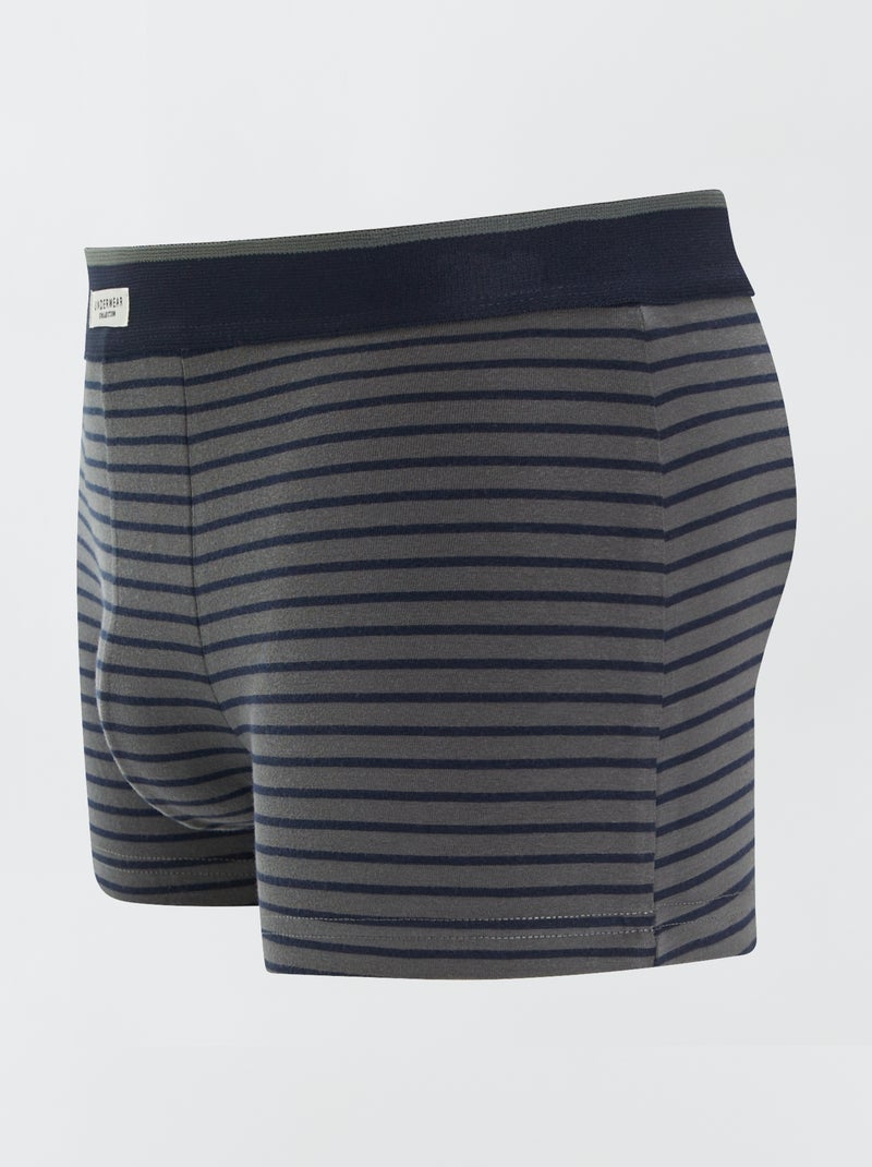 3 stretch boxershorts GROEN - Kiabi