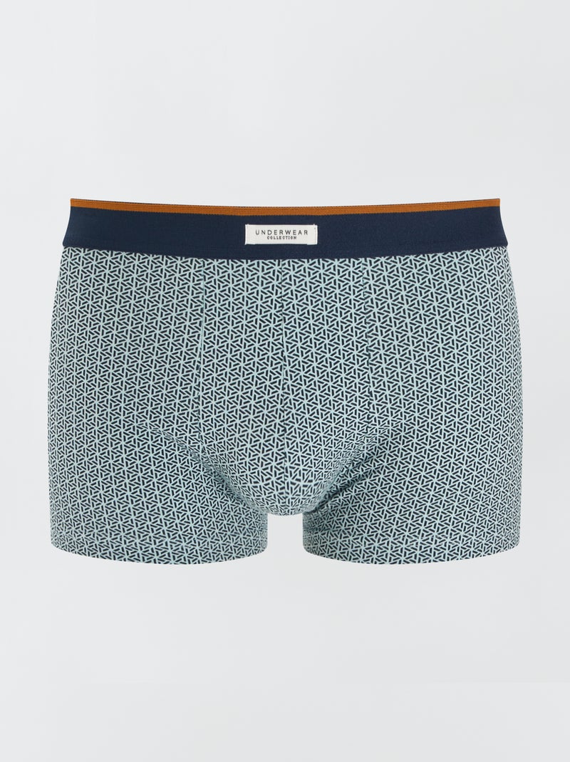 3 stretch boxershorts KAKI - Kiabi