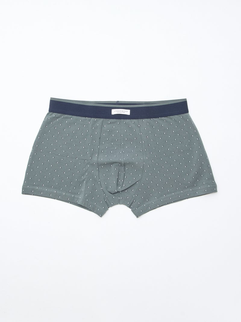 3 stretch boxershorts Kaki - Kiabi