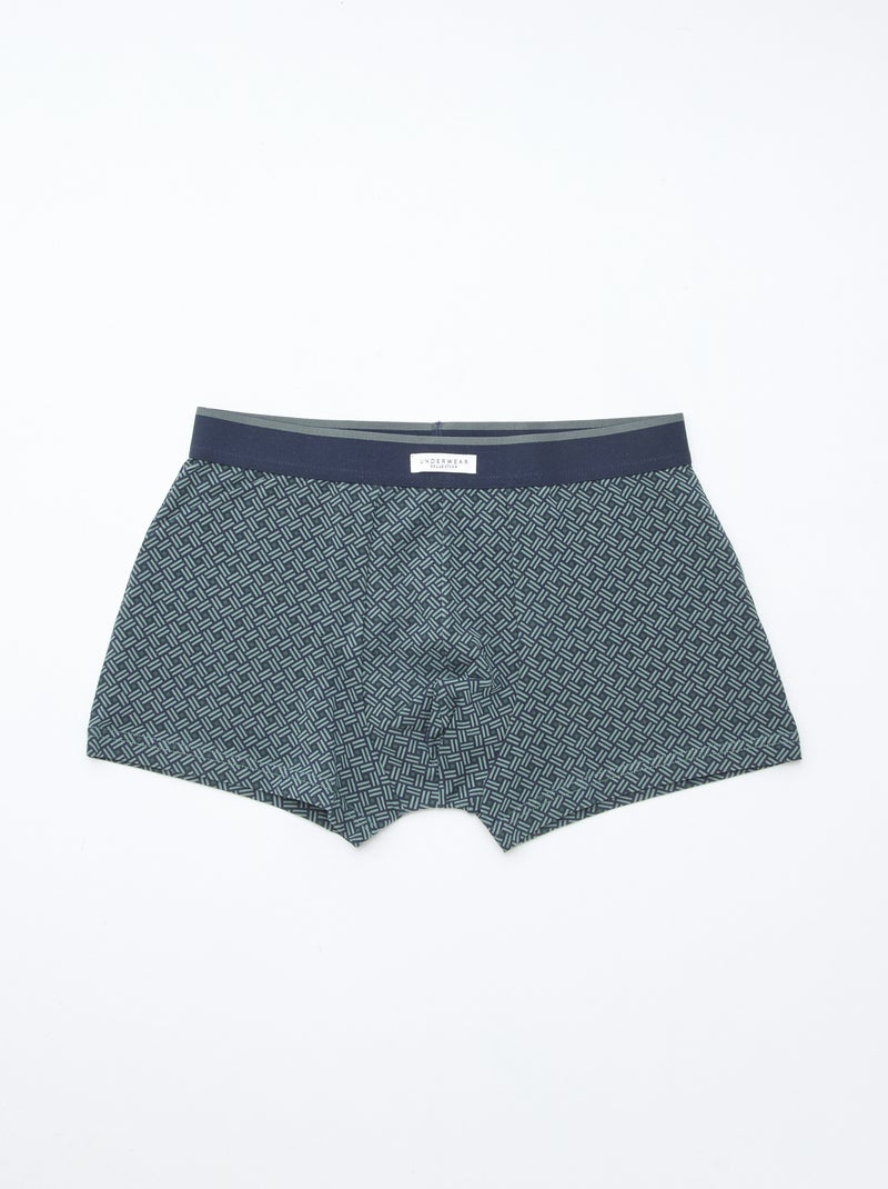 3 stretch boxershorts Kaki - Kiabi