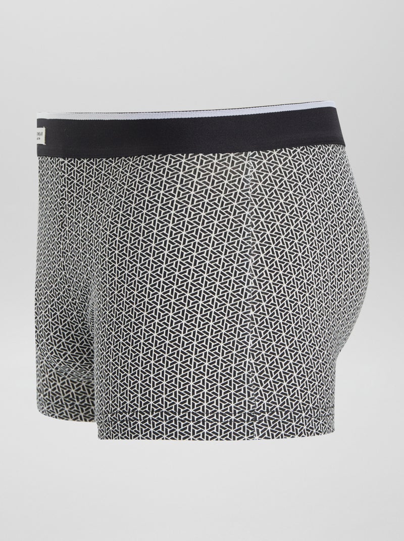 3 stretch boxershorts ZWART - Kiabi