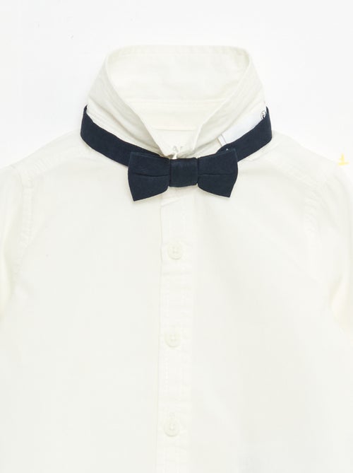 4-delige ceremoniële set van katoen en linnen - Kiabi